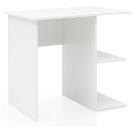 FineBuy Schreibtisch 82 x 76 x 60 cm mit Ablage, Kinderschreibtisch, Kleiner Laptop PC Tisch Büro ohne Rollen, Bürotisch, Arbeitstisch Klein Computertisch
