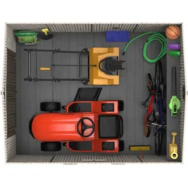 Lifetime Jupiter 2,43 x 3,04 x 2,43 m grau/dunkelgrau