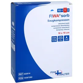 FINK & WALTER GMBH Saugkompressen 10 x 10 cm 10 St.