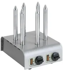 Neumärker Manufaktur Hot Dog Spießtoaster 13-50700 , T6: 290 x 326/356 x 348 mm mit 6 Spießen