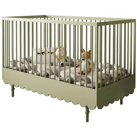 lookway Kinderbett BABUSHKA 70 x 140 cm MDF grün