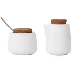 Viva Scandinavia Porzellan Milch und Zucker Set NICOLA - weiß