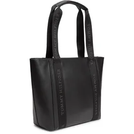 Tommy Hilfiger IM LATAM LOGO TOTE Schultertasche Kunstleder Black