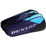 Dunlop FX Performance 12 Racket Bag – Tennistasche für bis zu 12 Schläger, Violett/Schwarz/Cyan