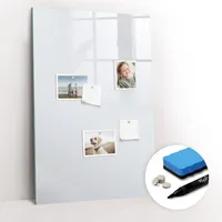 Tulup Magnettafel, Weiß, Glas, 60x0.4x90 cm, Dekoration, Magnettafeln &