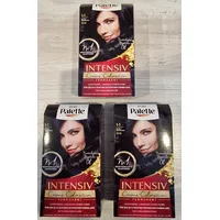 3x Poly Palette Intensiv Creme 1-1 Coloration 909 Blau-Schwarz NEU OVP