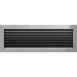 Kratki Warmluftgitter Ofen Edelstahl 17 x 49 cm