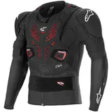 Alpinestars Bionic Pro V3 Plasma Protektorenjacke - Schwarz/Rot/Weiß / XL
