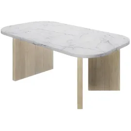 CaliCosy Couchtisch HILLABY Braun MDF 105 x 38,2 x 112 cm