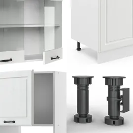 Vicco Küchenzeile R-Line 300 cm mit Hochschrank, ohne Arbeitsplatte