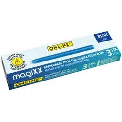 ONLINE Tintenpatrone MagiXX königsblau 17107/12 3ST. radierbar