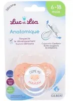 LUC ET LÉA Sucette anatomique – J’aime ma maman 6-18 mois Tétine(S)