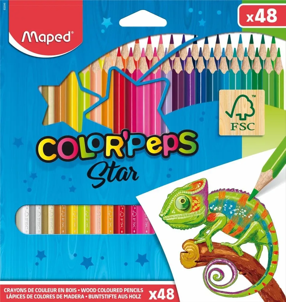 Maped Buntstifte COLOR'PEPS STAR x 48