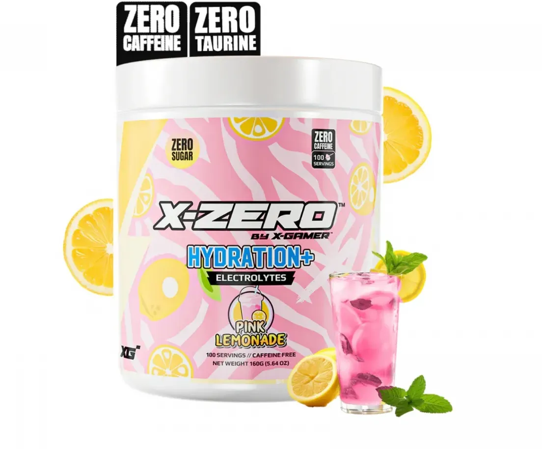 X-Gamer X-Zero Hydration+ Pink Lemonade - 100 Portionen