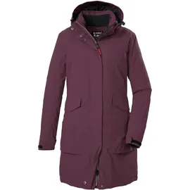 KILLTEC Damen Funktionsparka, 42, in lila Pflaume4410