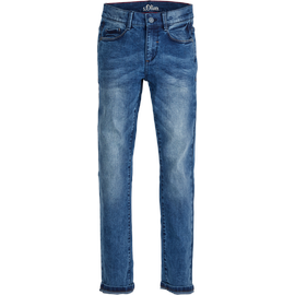 s.Oliver - Jeans Skinny Seattle / Slim Fit / Mid Rise / Skinny Leg, Jungen, blau, 164/SLIM