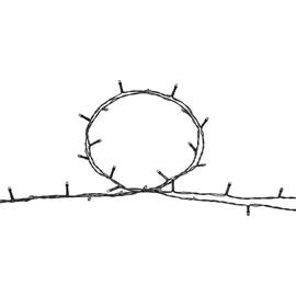 LEDVANCE SMART WIFI CRYSTAL LED-Lichterkette mit buntem Licht, Macig RGB, dimmbar, schwarz, Leuchtmittel nicht austauschbar - Schwarz