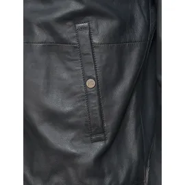 JCC Lederjacke navy M