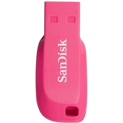 SanDisk Cruzer Blade (16 GB, USB A, USB 2.0), USB Stick, Pink