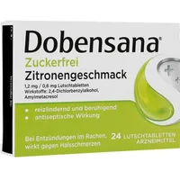 RECKITT Dobensana Zuckerfrei Zitronengeschmack 1,2mg/0,6mg
