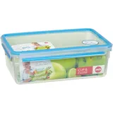 Emsa Frischhaltedose CLIP & CLOSE 11,1 cm hoch transparent 5,4 l, blau