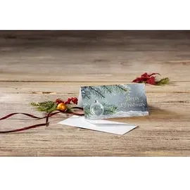 Sigel Weihnachtskarten Snowy Idyll DIN lang, 25 St.