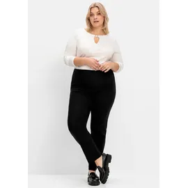 sheego Schlupfhose in schwarz | Gr.: 84