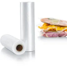 Severin Vakuumierrollen, Für Folienschweißgeräte und Vakuumierer, 2 Set 20x600 cm, ZB 3616