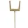 Gewa Marschnotenhalter Tenorhorn/Tuba große Gabel, 1 Drücker, Messing