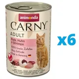 Animonda Carny Adult Pute, Huhn & Shrimps Nassfutter