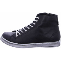 Andrea Conti Damen High Top Sneaker, schwarz/weiß, 41 EU