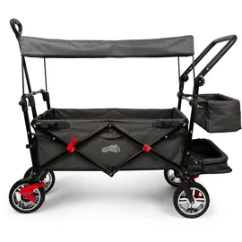 Small Foot Company Bollerwagen mit Dach silber