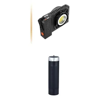 Rollei Bundle of LUX 100W Bi-Color und LUX 99Wh Batteriegriff