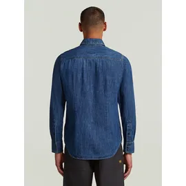G-Star Dakota Slim Langarmhemd Blau S