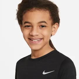 Nike Dri-FIT Miler Trainingsshirt Kinder black XL 158-170 cm