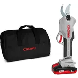 CROWN Akku Astschere Gartenschere Set 20 V 30 mm