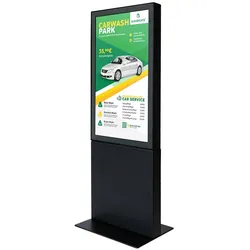 Digital Signage Digitales Thekendisplay HOCH TrendLine 13 Zoll schwarz
