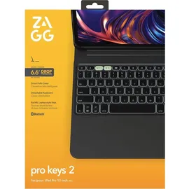 ZAGG Pro Keys 2 für iPad Pro 13 Zoll Schwarz