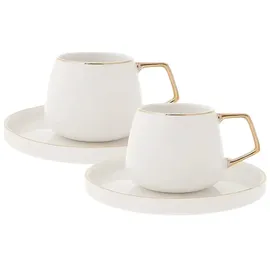 KARACA Espressotasse 0,09 l Weiß 4 St.