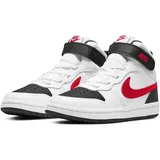 Nike Court BOROUGH MID 2 (PS)«, Design auf den Spuren des Air Force 1 Nike Sportswear weiß/rot