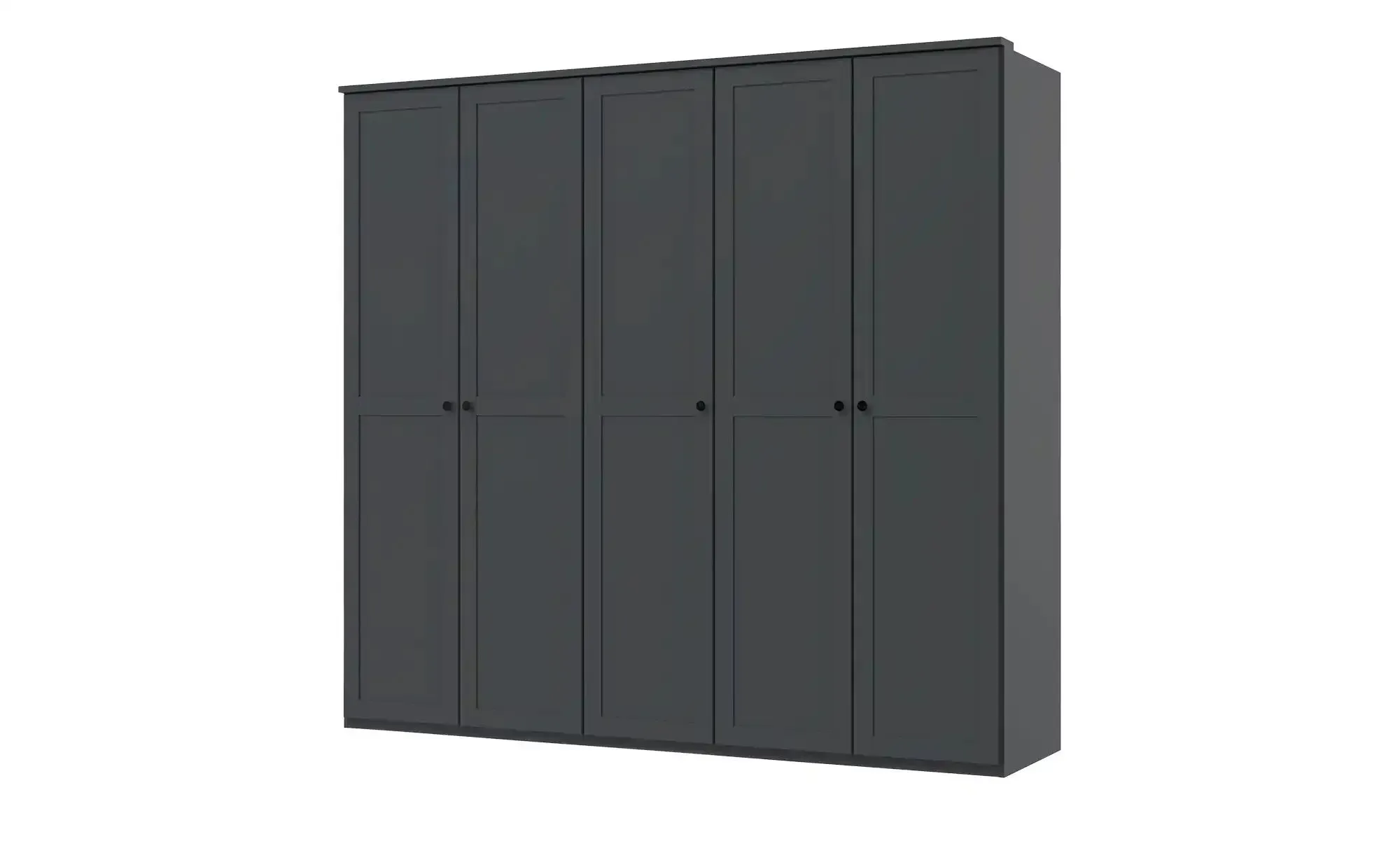 Drehtürenschrank  Chalet ¦ schwarz ¦ Maße (cm): B: 225 H: 210 T: 58