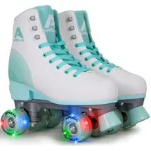 Apollo Rollschuhe Kinder " Classic Roller Retro " in Disco Time LED | Gr.: 31-34