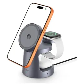 TECH-PROTECT Wireless charger QI2.2-25W-A48 3in1 magnetic - navy blue