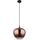 GLOBO Maxy 1-flg. 29 cm schwarz Glas, Metall