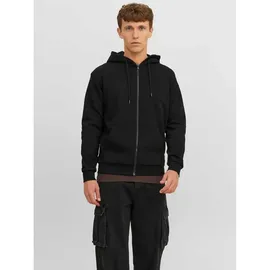 JACK & JONES Jjebradley Sweat Zip Hood Noos, (12249342-4385557) Black,