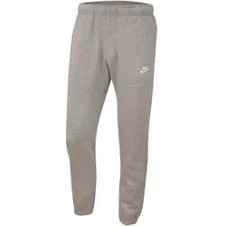 NIKE Lifestyle - Textilien - Hosen lang Club, DK GREY HEATHER/MATTE SILVER/WHITE, S