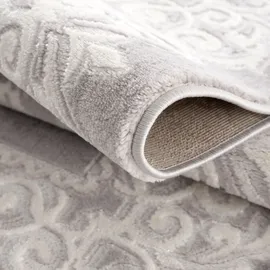 Sanat Teppich HARMONY hellgrau B/L: ca. 160x220 cm - Hellgrau