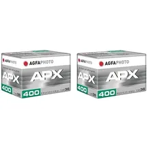 AgfaPhoto APX 400 Schwarzweiß 35 mm 2 x 36 Aufnahmen