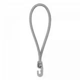 Bradas Spanngummi mit Haken in Grau 18 cm