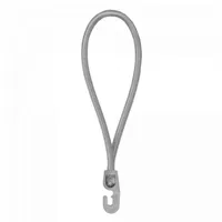 Bradas Spanngummi mit Haken in Grau 18 cm